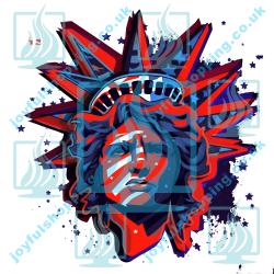 Bold Independence Day Statue of Liberty Illustration - Patriotic Celebration
