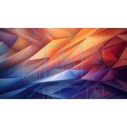 Colorful Tetrahedral Pattern - Abstract Art 03