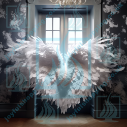 Backdrop - Angel Wings - Barocco Style 02