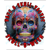Skull-o-ween Colorful Skull T-Shirt - Have a Skull-tastic Halloween