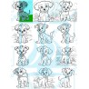 Cute Puppy Coloring Pages for Kids Ages 3-100