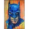 Batman - Hand-Painted - Broad Brush Stroke Art