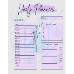 Floral Daily Planner |...